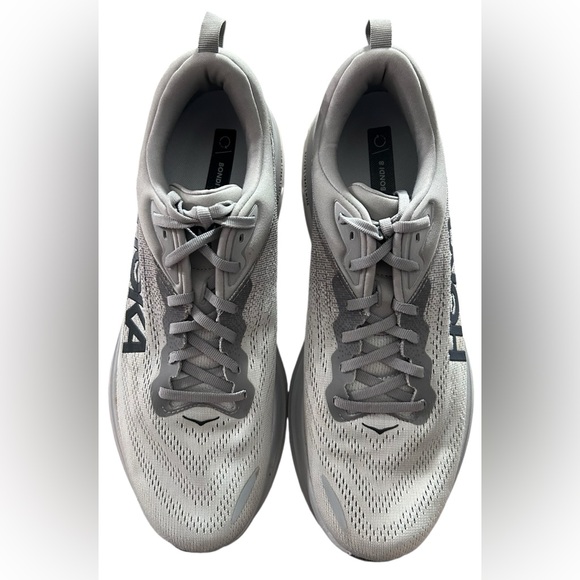 HOKA Men’s Bondi 8 Athletic Shoe In Sharkskin/Harbor Mist Size 13D ✨NWOB✨ - Picture 5 of 12